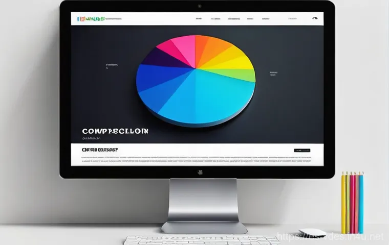 시각디자인에서 피해야 할 실수 - Image Prompt 1: The Spectrum of Color and Contrast**