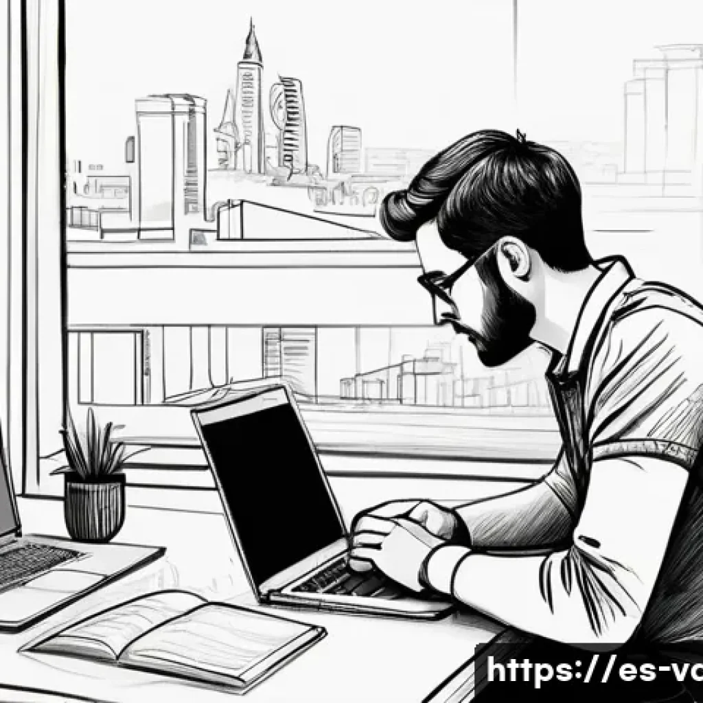 시각디자인 자격증 단기 취득 방법 - **Prompt:** A young adult, casually dressed in a comfortable yet stylish outfit (e.g., a fitted t-sh...